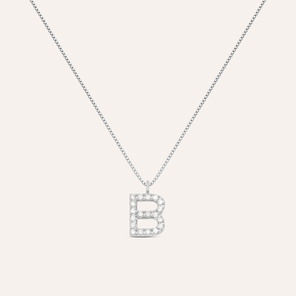 Collana Silver Moments Argento Rodiato Cubic Zirconia