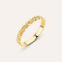 Fede Classica Diamantata 2.5 mm Oro Giallo