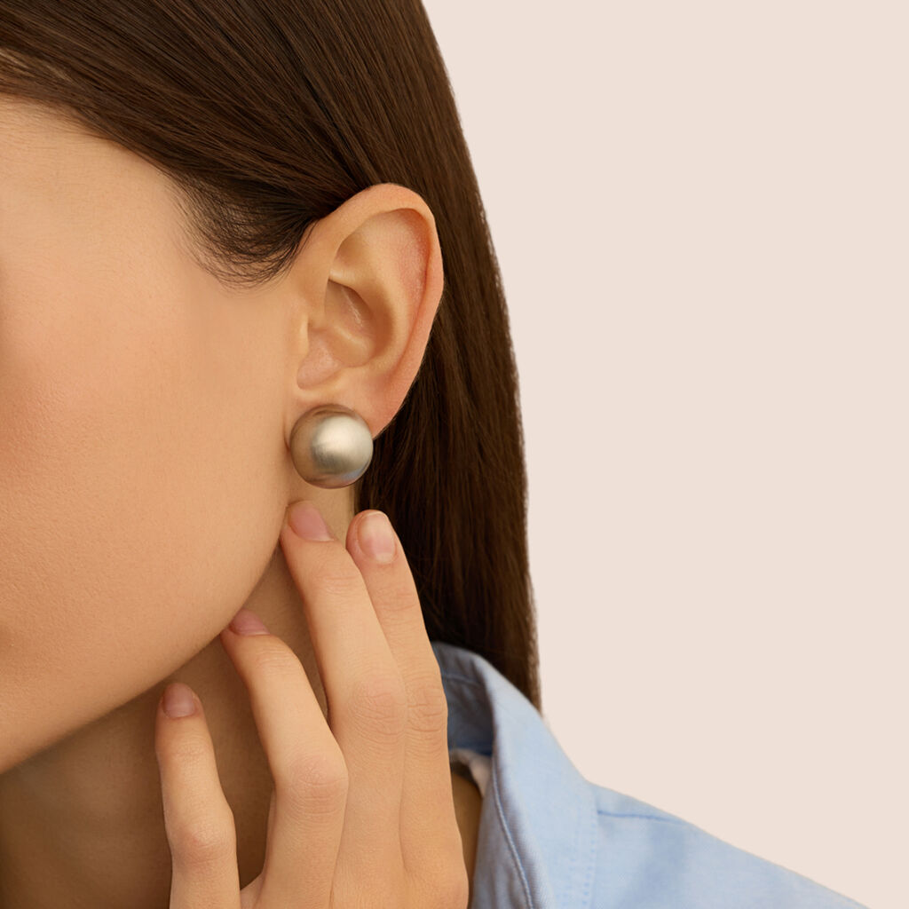 Orecchini Lobo Moonlight Acciaio