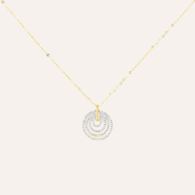 Collana Crystal Gold Oro Giallo Cristallo - Collane Donna | Stroili