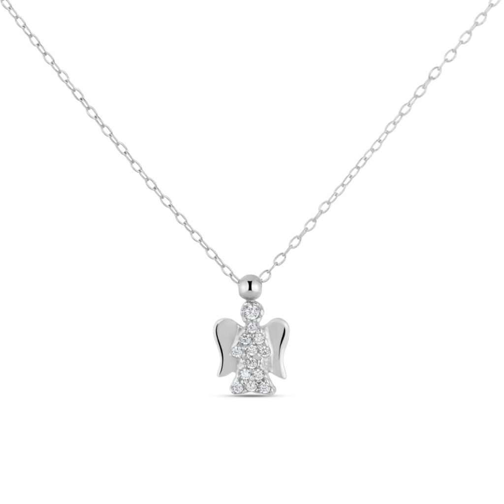 Collana Claire Oro Bianco Cubic Zirconia