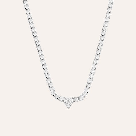 Collana Tennis Lady Chic Acciaio Cristallo - Collane Tennis Donna | Stroili