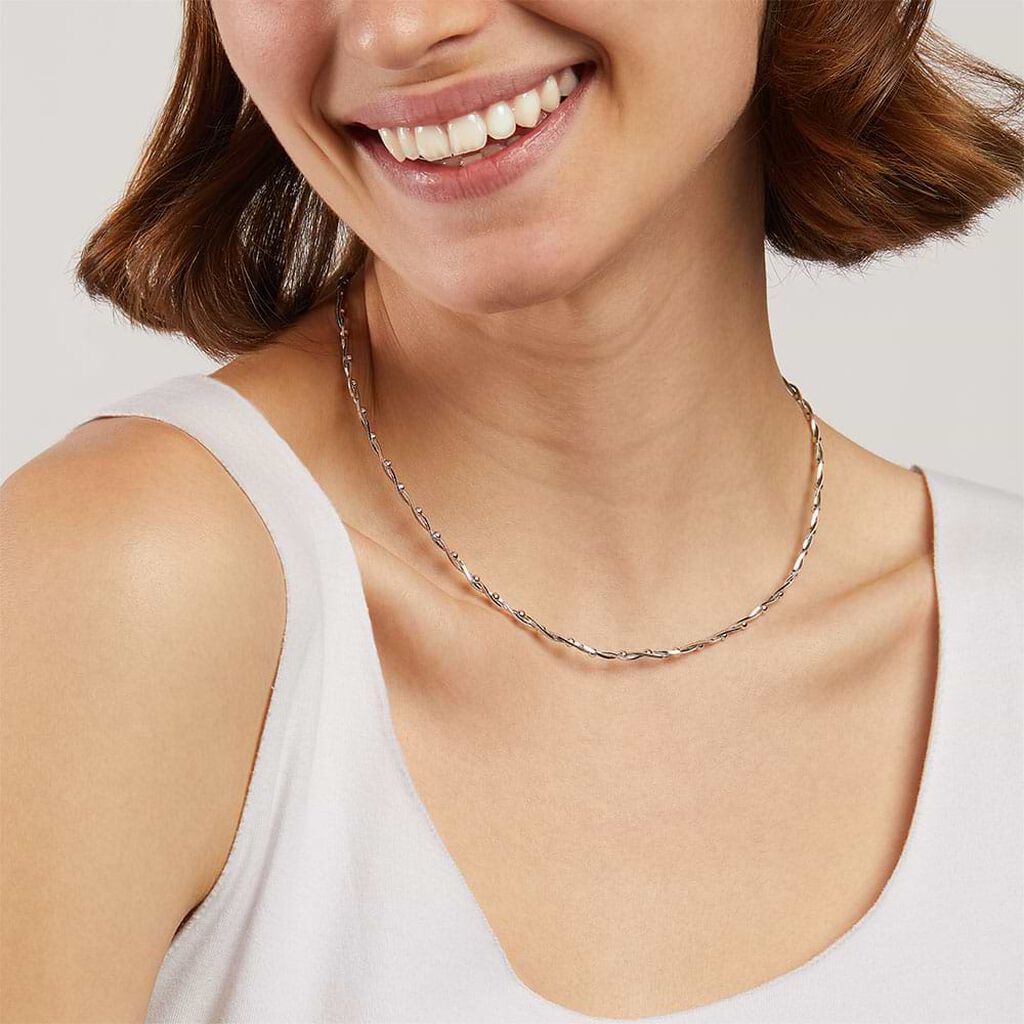 Catena Silver Collection Argento Rodiato - Collane Catena Donna | Stroili