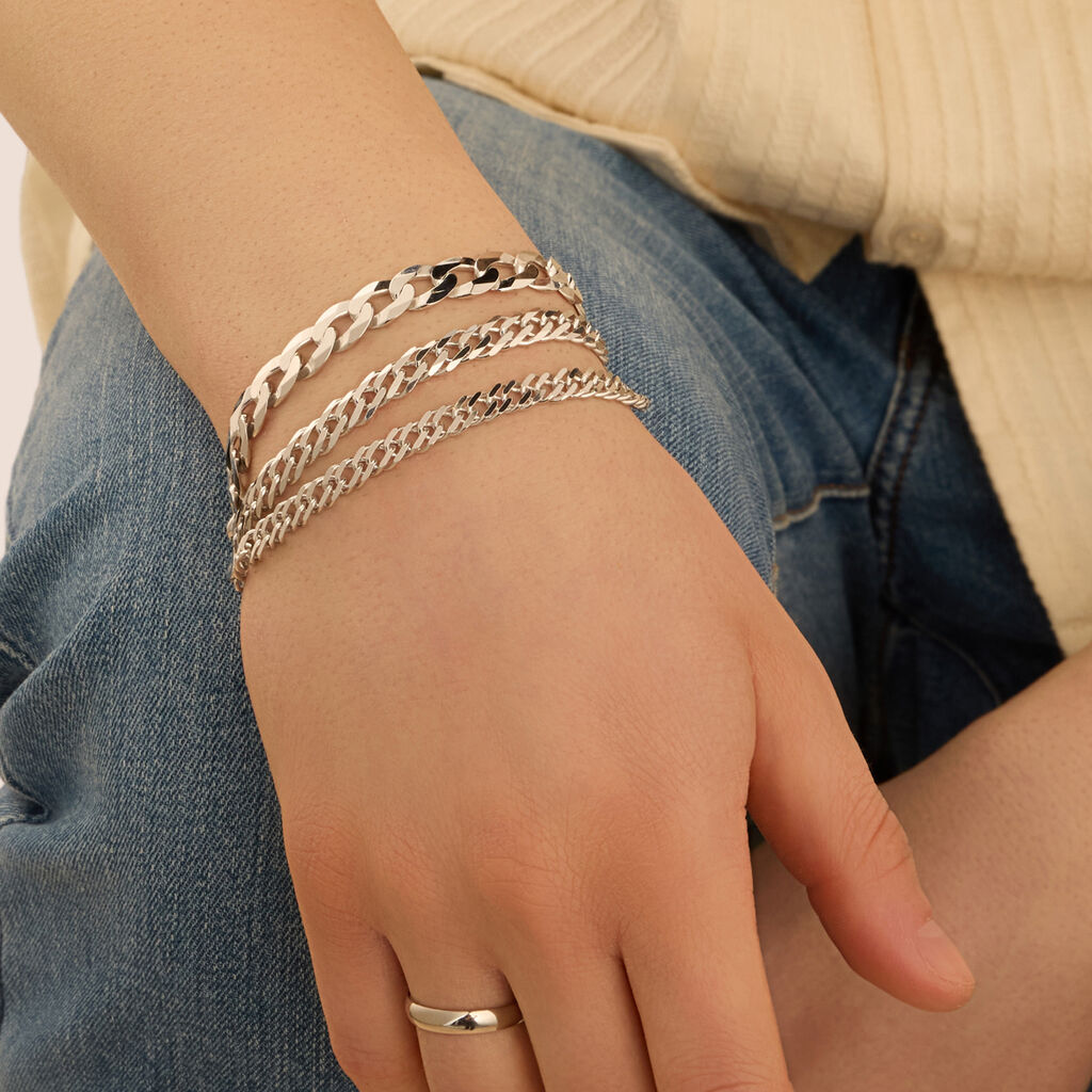 Fede Classica 4 mm Argento Rodiato