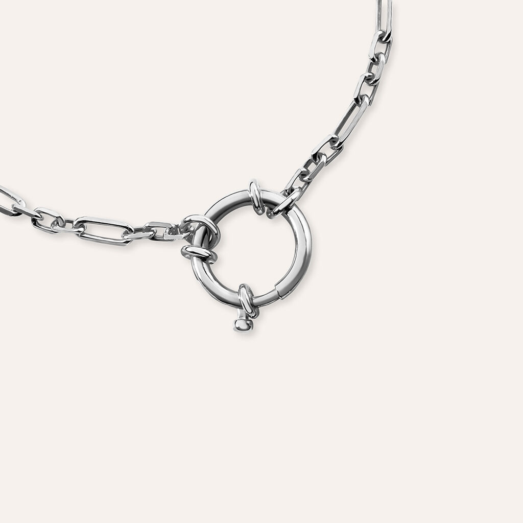 Bracciale Catena Love Beats Argento Rodiato