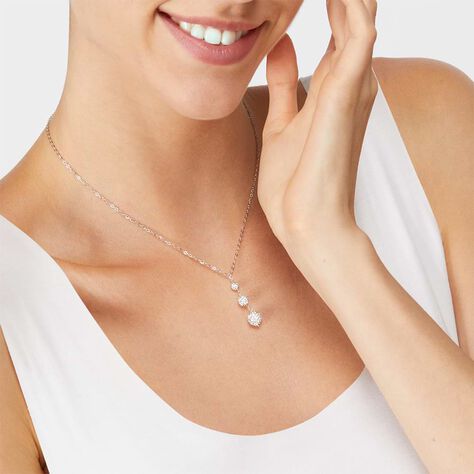 Collana Crystal Gold Oro Bianco Cristallo - Collane Donna | Stroili