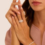 Anello Fascia Red Carpet Argento Rodiato Cubic Zirconia