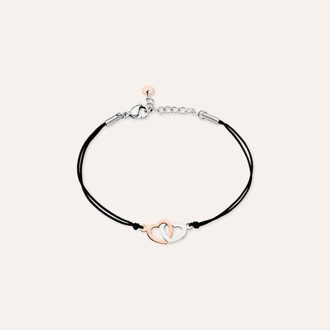 Bracciale Lady Chic Acciaio Bicolore Bianco / Rosa - Bracciali Love Donna | Stroili