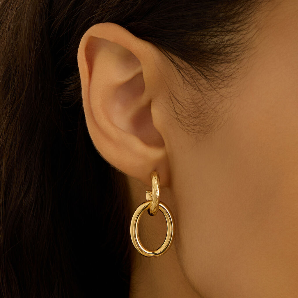 Orecchini Pendenti Gold Essence Oro Giallo