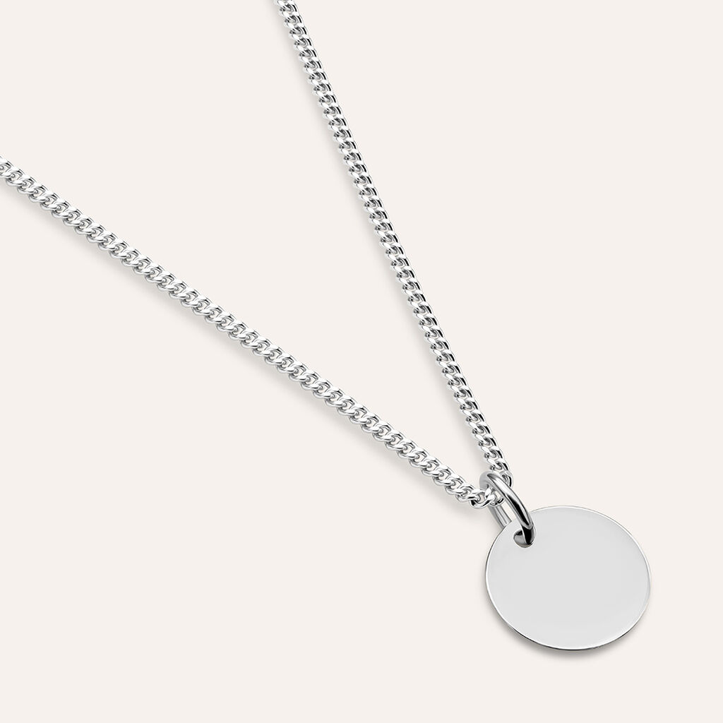 Pendente Poème Oro Bianco - Ciondoli con Incisione Donna | Stroili