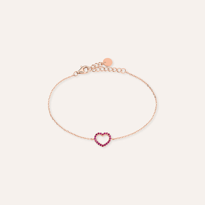 Bracciale Silver Rainbow Argento Rosa Cubic Zirconia - Bracciali Amicizia Donna | Stroili