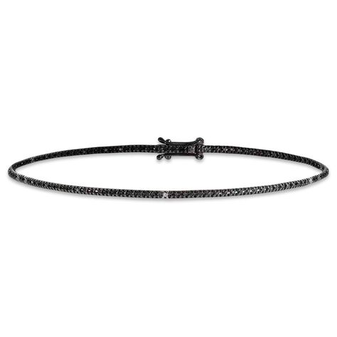 Bracciale Tennis L'homme Diamant Oro Bianco Diamante - Bracciali Tennis Uomo | Stroili