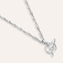 Pendente Love Beats Argento Rodiato Cubic Zirconia
