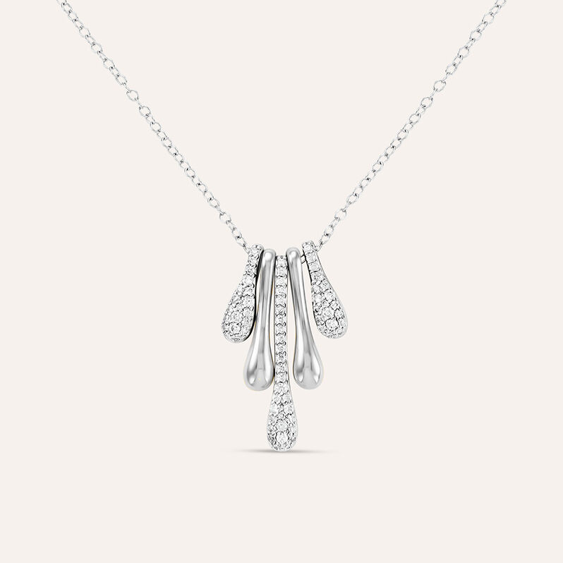 Collana Silver Shine Argento Rodiato Cubic Zirconia - Collane Donna | Stroili