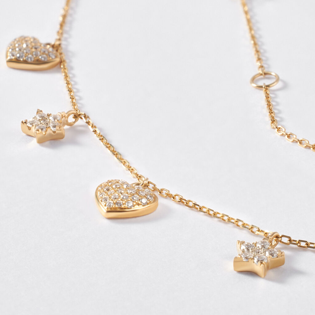 Collana Claire Oro Giallo Cubic Zirconia - Collane Donna | Stroili