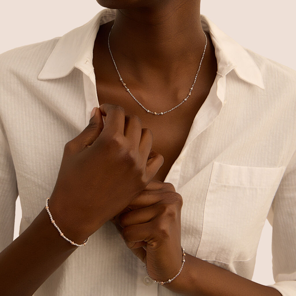 Collana Isabelle Oro Bicolore