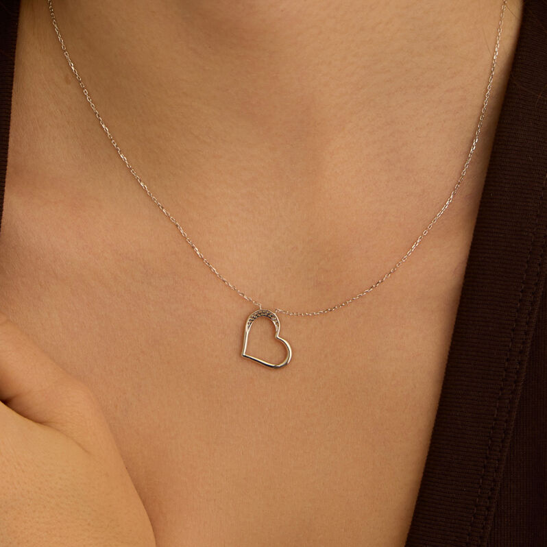 Collana Claire Oro Bianco Cubic Zirconia - Collane Donna | Stroili
