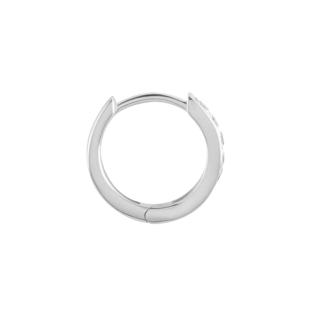 Mono Orecchino A Cerchio L'homme Diamant Oro Bianco Diamante - Mono Orecchino Uomo | Stroili