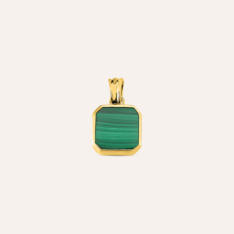 Pendente L'homme Or Oro Giallo Malachite - Ciondoli Uomo | Stroili