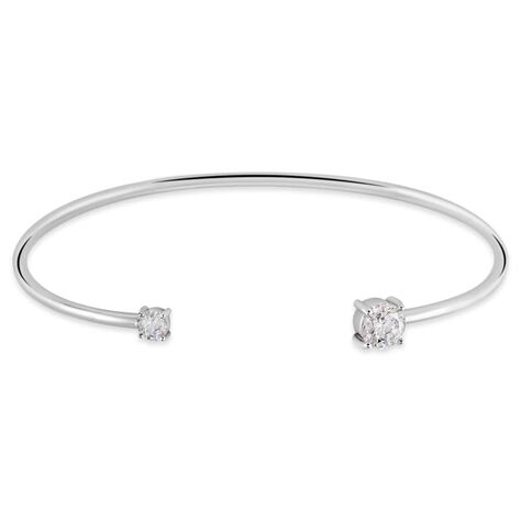 Bangle Punto Luce Silver Elegance Argento Rodiato Cubic Zirconia - Bracciali Rigidi Donna | Stroili