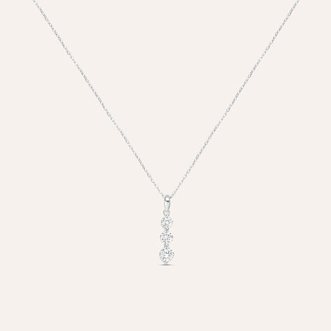 Collana Trilogy Silver Elegance Argento Rodiato Cubic Zirconia - Collane Donna | Stroili