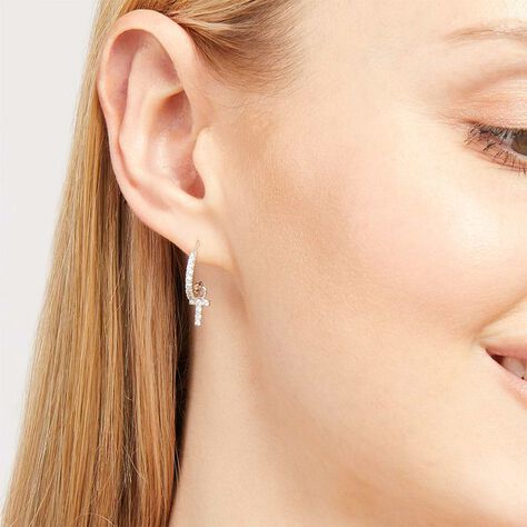 Mono Orecchino A Cerchio Silver Moments Argento Rodiato Cubic Zirconia - Mono Orecchino Donna | Stroili