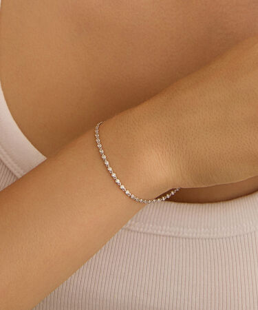 Bracciale Tennis Claire Oro Bianco Cubic Zirconia