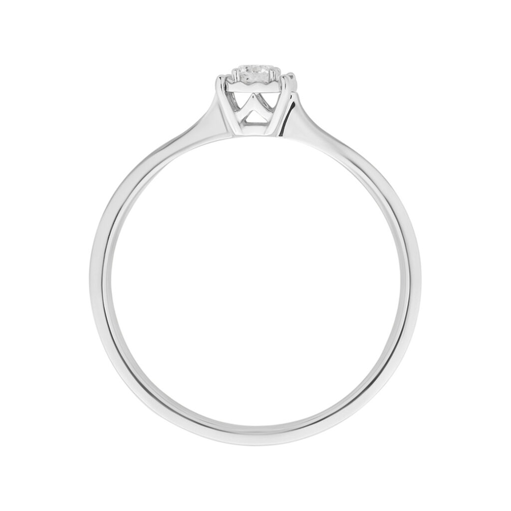 Anello Solitario Valentino Diamotion Oro Bianco Diamante