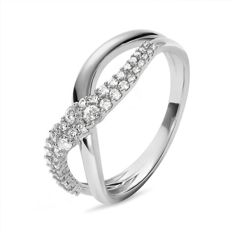 Anello Fascia Sophia Oro Bianco Diamante - Anelli con Pietre Donna | Stroili