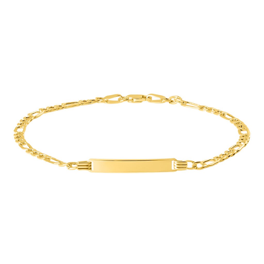 Bracciale Con Targhetta L'homme Or Oro Giallo