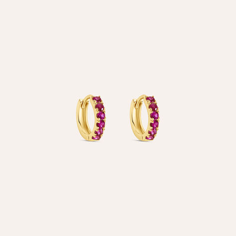 Orecchini A Cerchio Toujours Oro Giallo Cubic Zirconia - Orecchini a Cerchio Donna | Stroili
