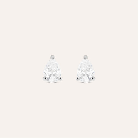 Orecchini Lobo Punto Luce Silver Elegance Argento Rodiato Cubic Zirconia - Orecchini a Lobo Donna | Stroili