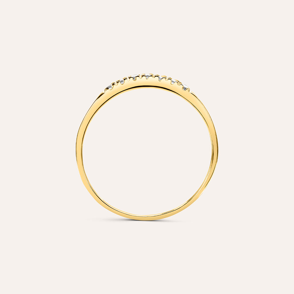 Anello Riviere Claire Oro Giallo Cubic Zirconia - Anelli Riviere Donna | Stroili