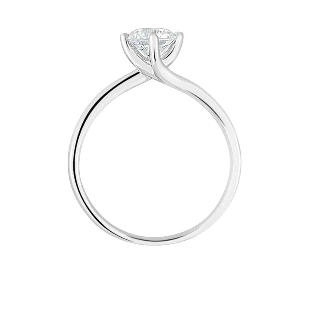 Anello Solitario Valentino Diamade Oro Bianco Diamante Lab-Grown