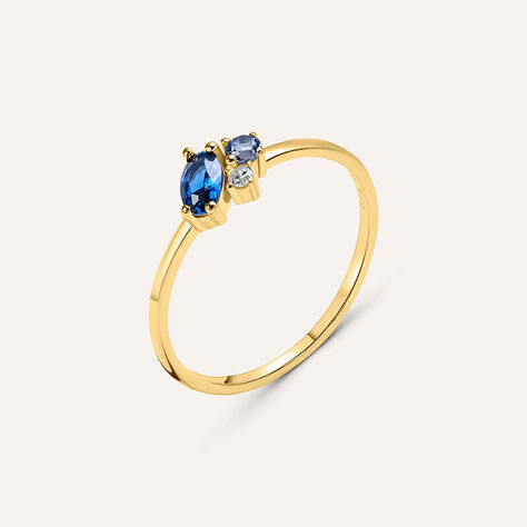 Anello Fantasia Claire Oro Giallo Cubic Zirconia - Anelli con Pietre Donna | Stroili