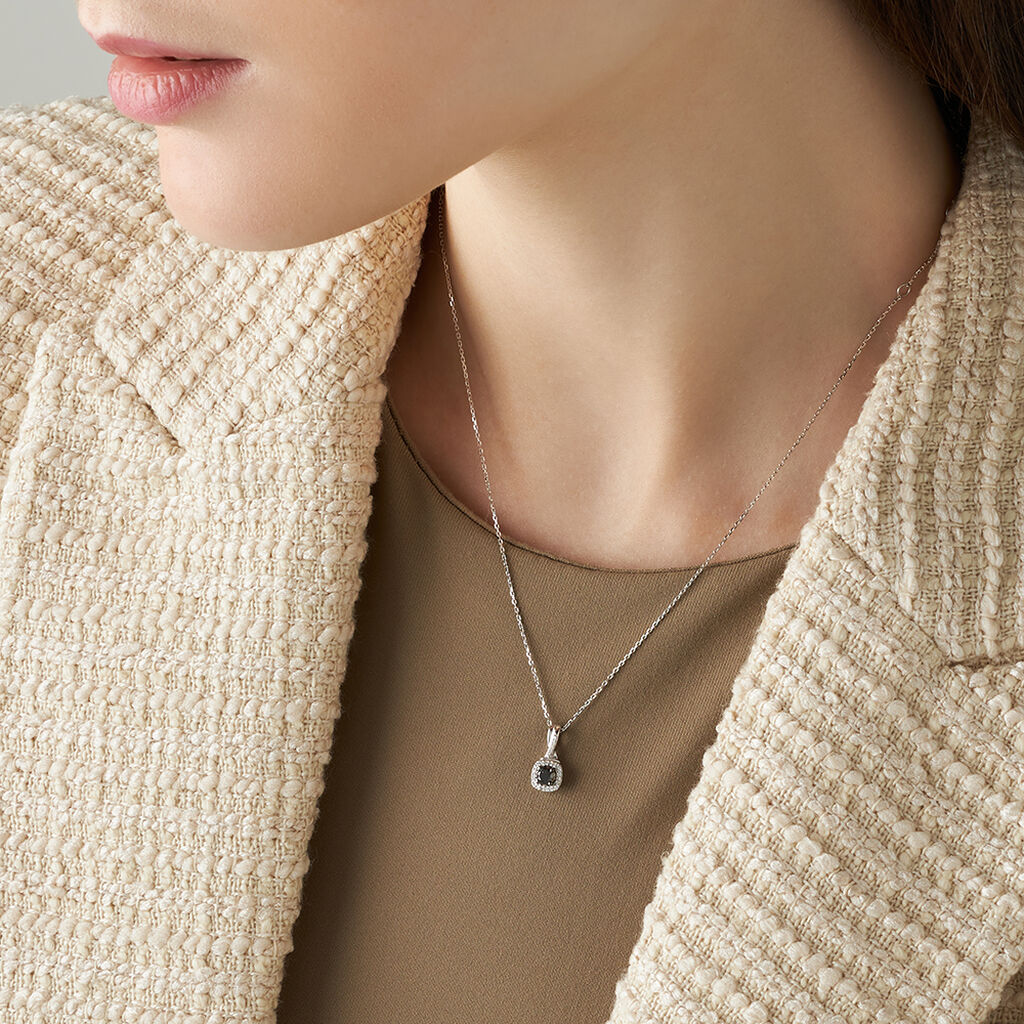 Collana Sophia Oro Bianco Diamante - Collane Donna | Stroili