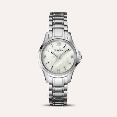 Orologio Al Quarzo Bulova Classic Diamonds 96p152 - Orologi solo Tempo Donna | Stroili
