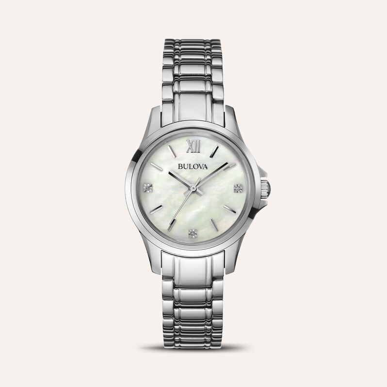 Orologio Al Quarzo Bulova Classic Diamonds 96p152 - Orologi solo Tempo Donna | Stroili
