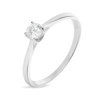Anello Solitario Grace Oro Bianco Diamante