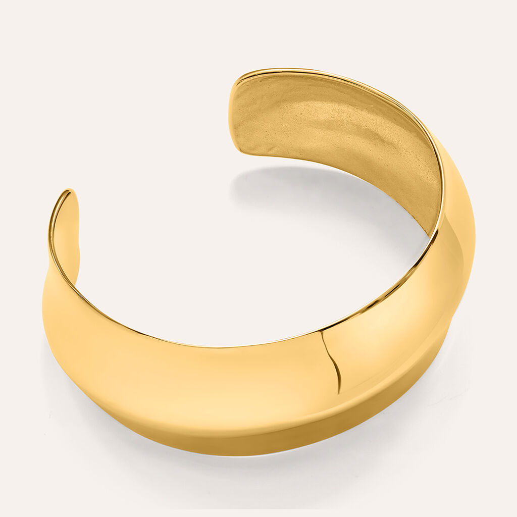Bangle Lady Code Acciaio Dorato - Bracciali Rigidi Donna | Stroili