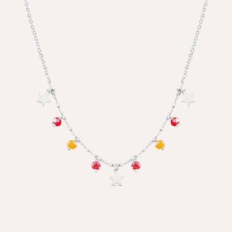 Collana Silver Collection Argento Rodiato Pietra sintetica - Collane Donna | Stroili