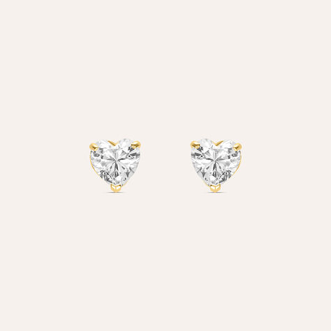 Orecchini Lobo Punto Luce Bon Ton Oro Giallo Cubic Zirconia - Orecchini a Lobo Donna | Stroili