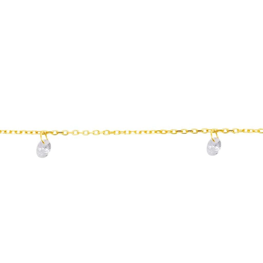 Cavigliera Multi Punto Luce Beverly Oro Giallo Cubic Zirconia - Cavigliere Donna | Stroili