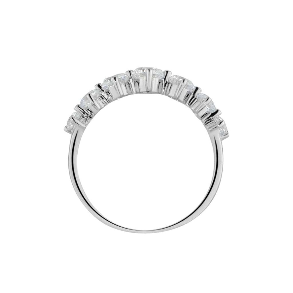 Anello Riviere Claire Oro Bianco Cubic Zirconia - Anelli Riviere Donna | Stroili