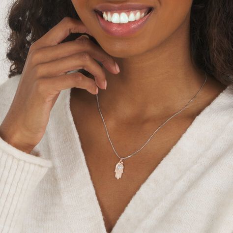 Pendente Love Beats Argento Rosa - Ciondoli Donna | Stroili