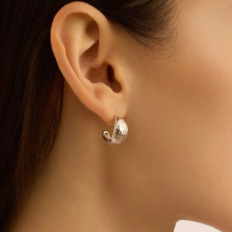 Orecchini A Cerchio Silver Collection Argento Rodiato - Orecchini a Cerchio Donna | Stroili