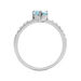Anello Solitario Lady Chic Acciaio Cristallo - Anelli con Pietre Donna | Stroili