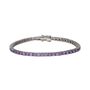 Bracciale Tennis Silver Rainbow Argento Rodiato Cubic Zirconia