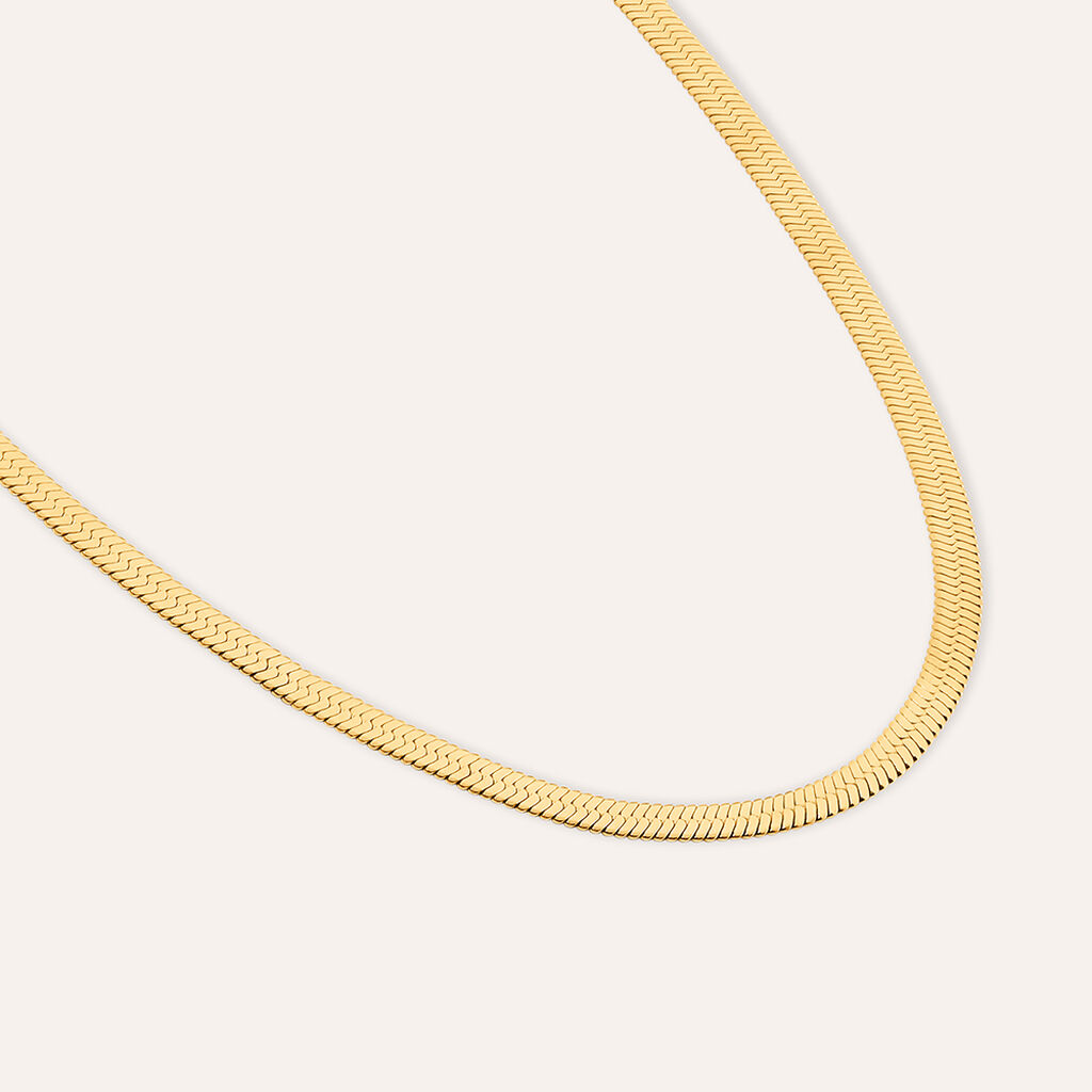 Collana Radiance Acciaio Dorato