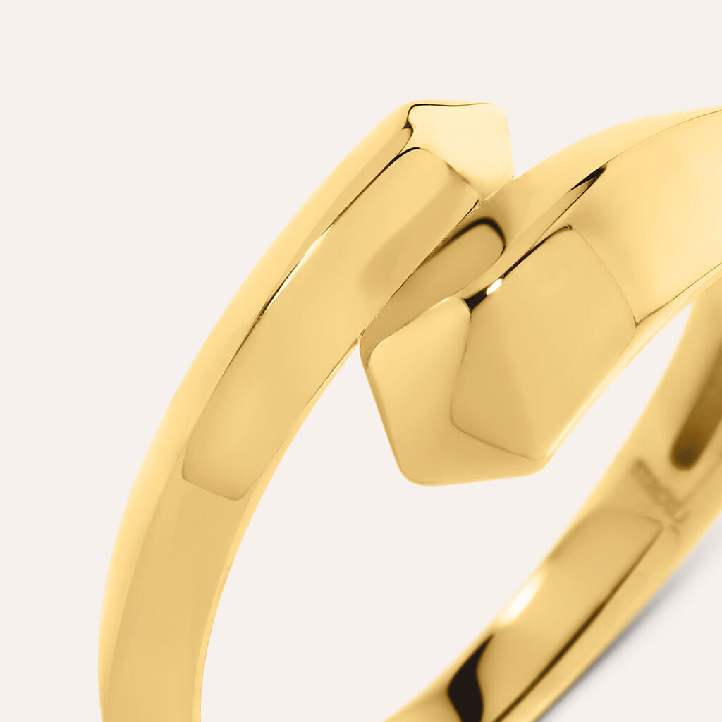 Anello Contrarie Desideria Argento Nobile Dorato
